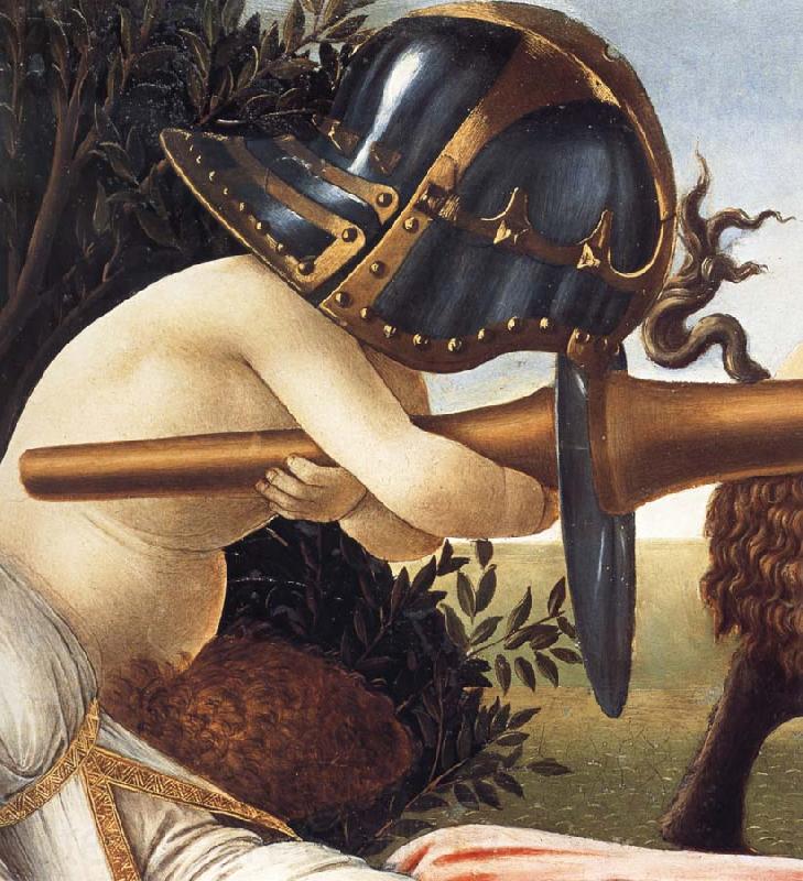 Sandro Botticelli Detail of Venus and Mars